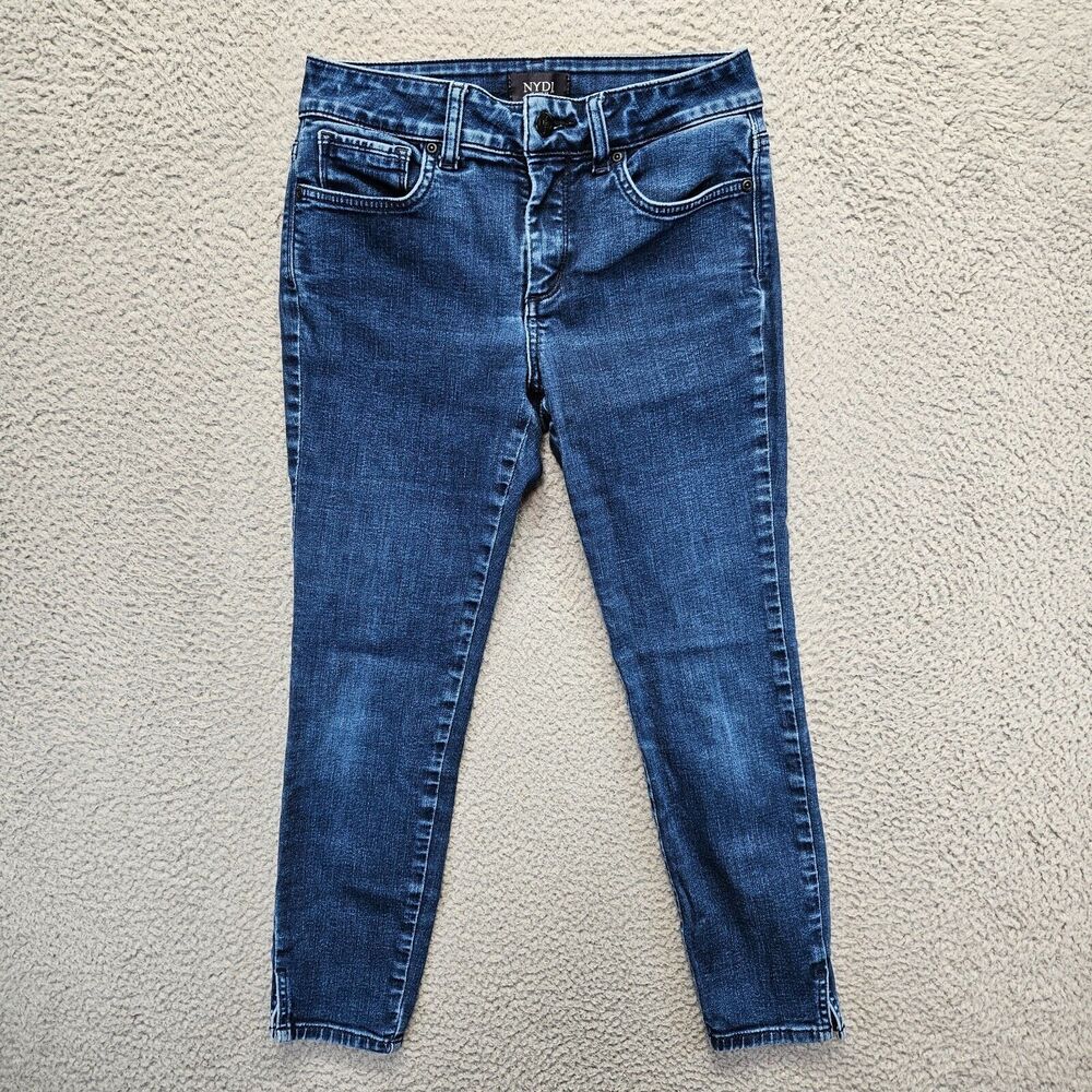 NYDJ Jeans Womens Size 4 Blue Ami‎ Skinny Ankle Denim LiftxTuck Technology